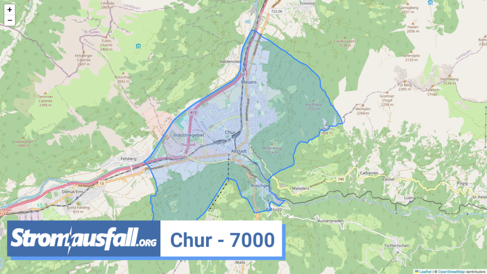 stromausfall ch ortschaft chur 7000