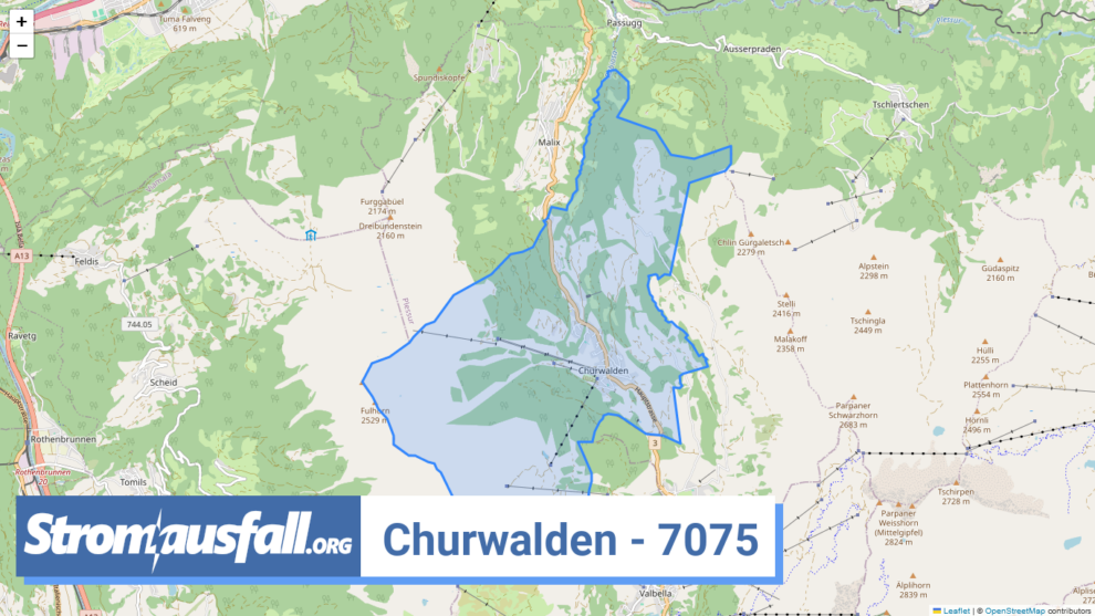 stromausfall ch ortschaft churwalden 7075