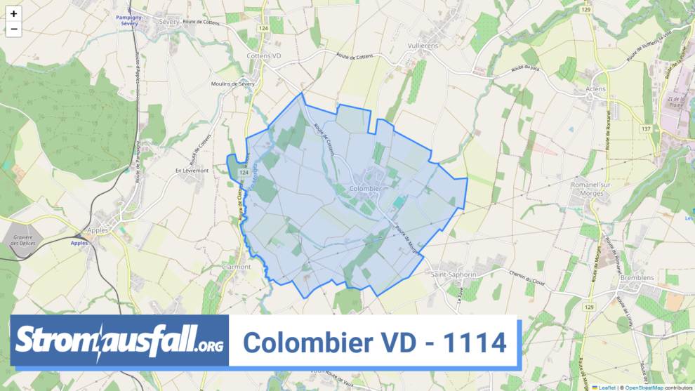 stromausfall ch ortschaft colombier vd 1114