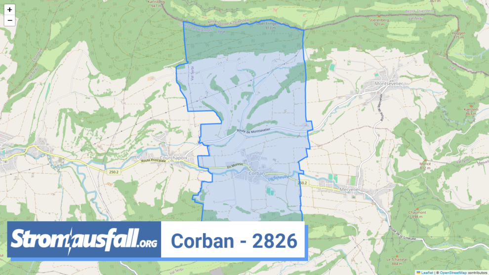 stromausfall ch ortschaft corban 2826