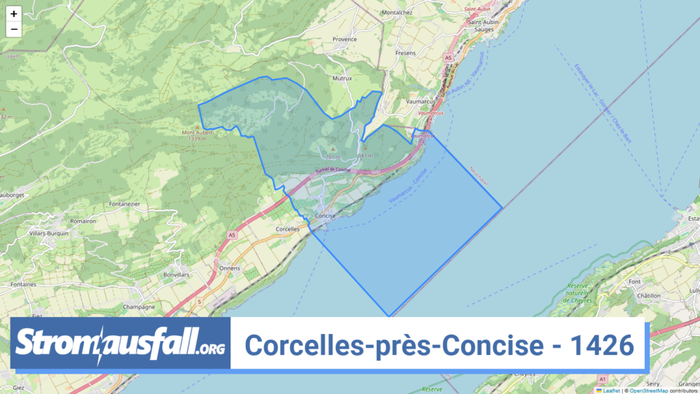 stromausfall ch ortschaft corcelles pres concise 1426