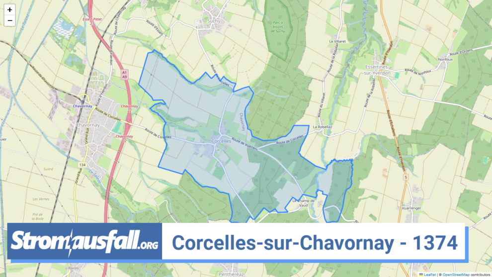 stromausfall ch ortschaft corcelles sur chavornay 1374