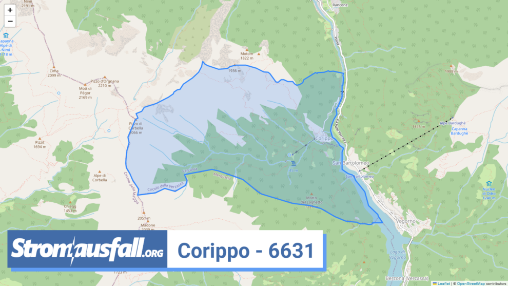 stromausfall ch ortschaft corippo 6631