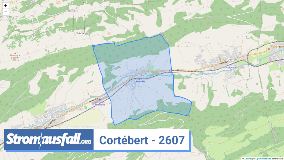 stromausfall ch ortschaft cortebert 2607