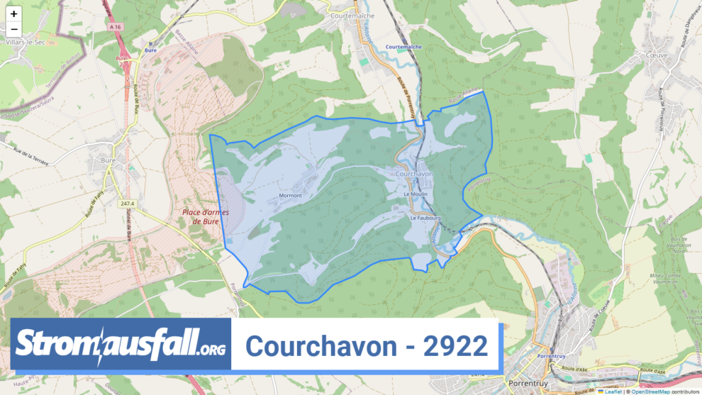 stromausfall ch ortschaft courchavon 2922