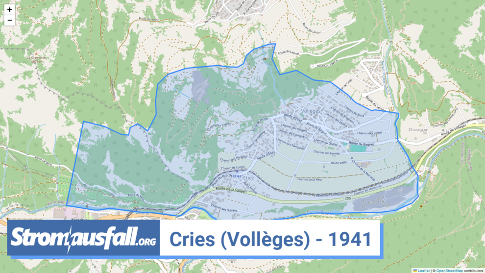 stromausfall ch ortschaft cries volleges 1941