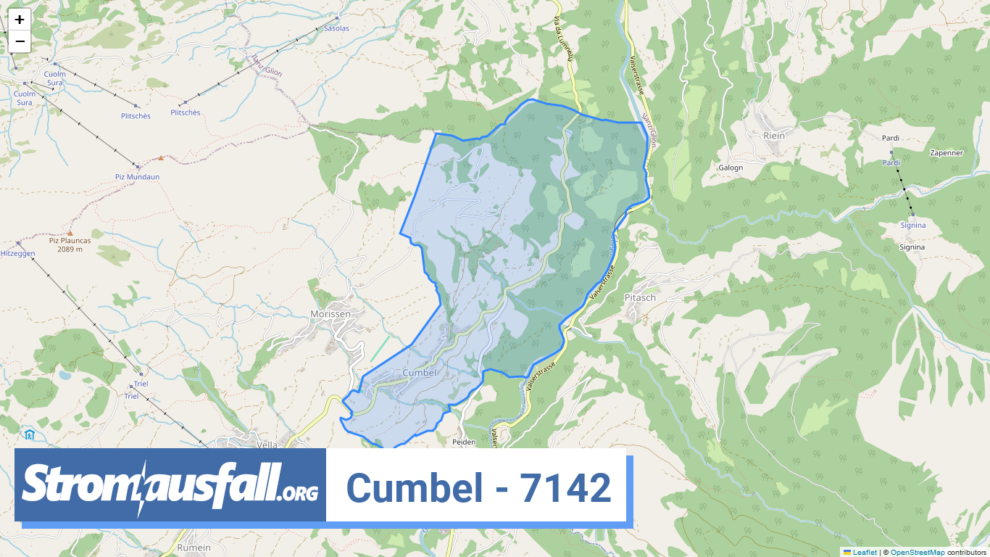 stromausfall ch ortschaft cumbel 7142