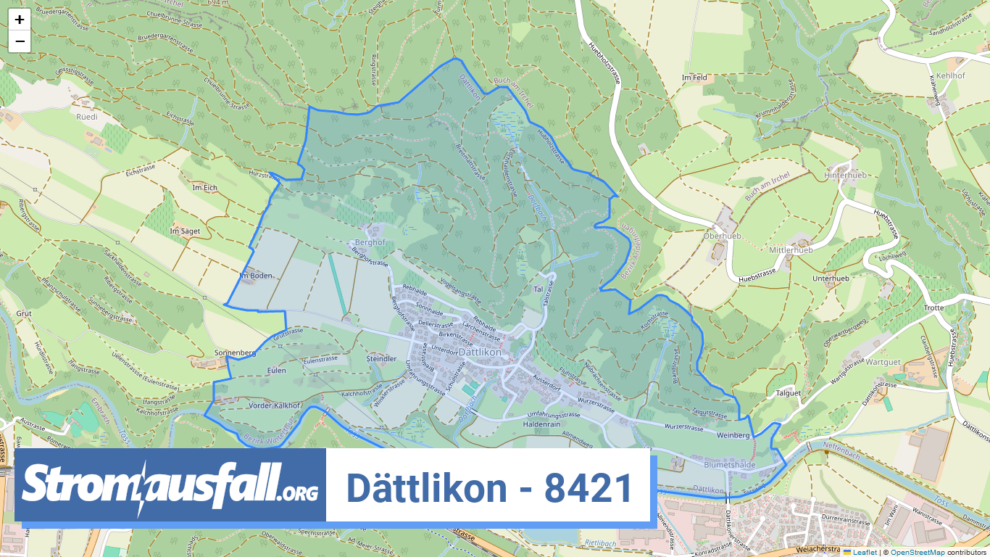 stromausfall ch ortschaft daettlikon 8421