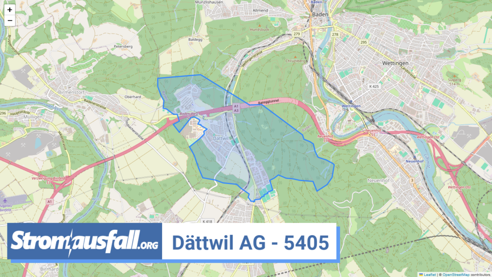 stromausfall ch ortschaft daettwil ag 5405