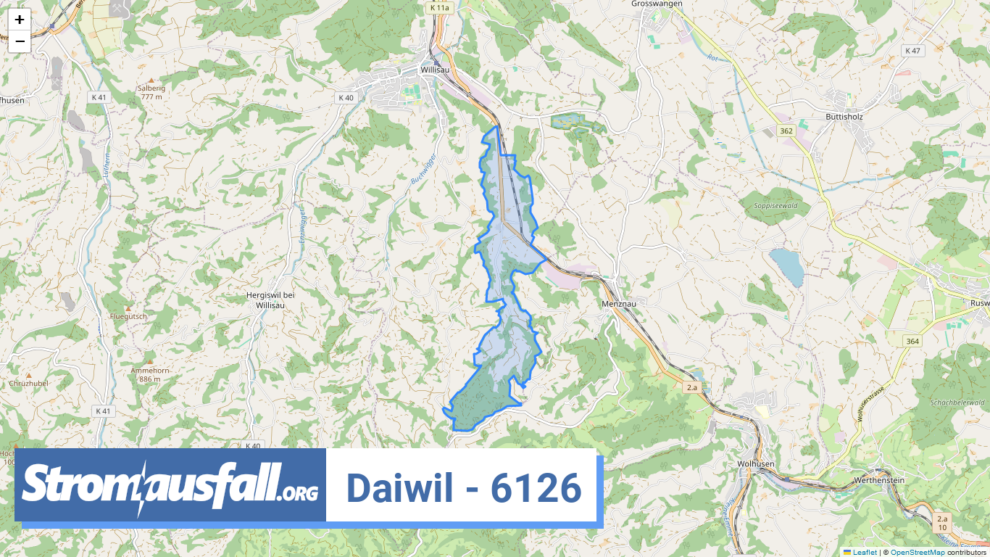 stromausfall ch ortschaft daiwil 6126