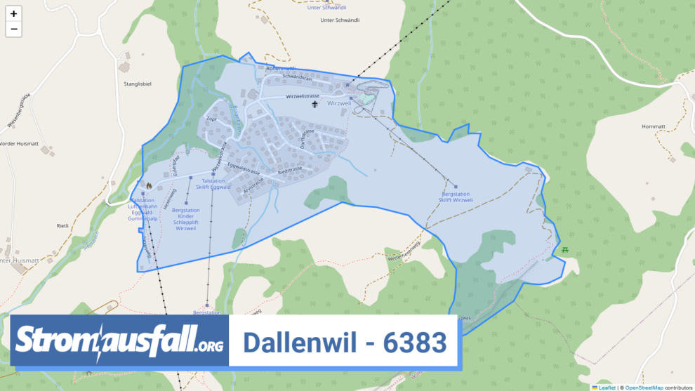 stromausfall ch ortschaft dallenwil 6383