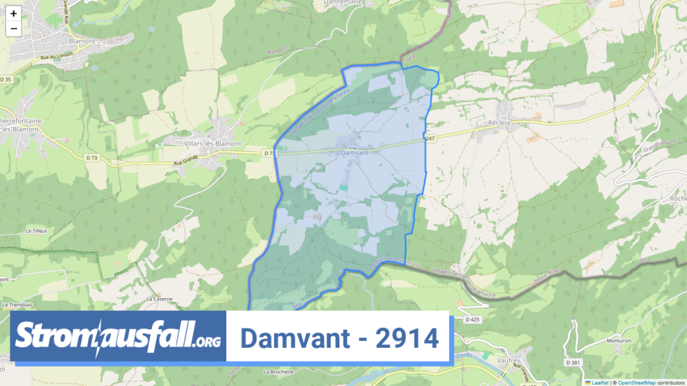 stromausfall ch ortschaft damvant 2914