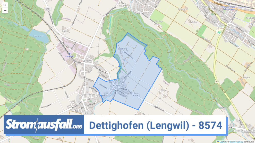 stromausfall ch ortschaft dettighofen lengwil 8574