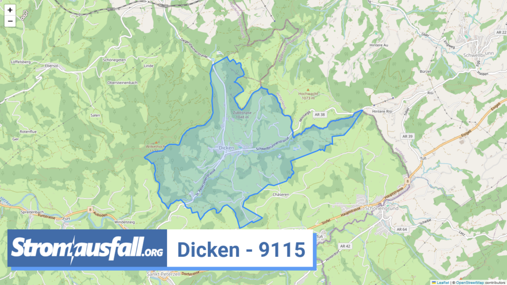 stromausfall ch ortschaft dicken 9115