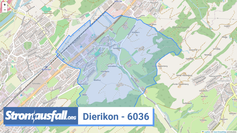 stromausfall ch ortschaft dierikon 6036