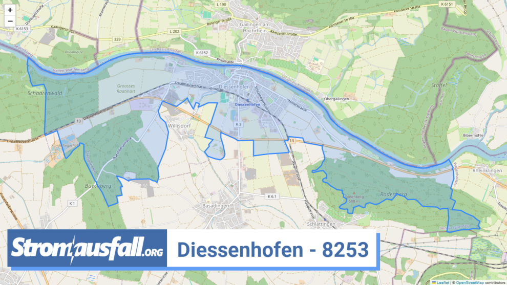 stromausfall ch ortschaft diessenhofen 8253