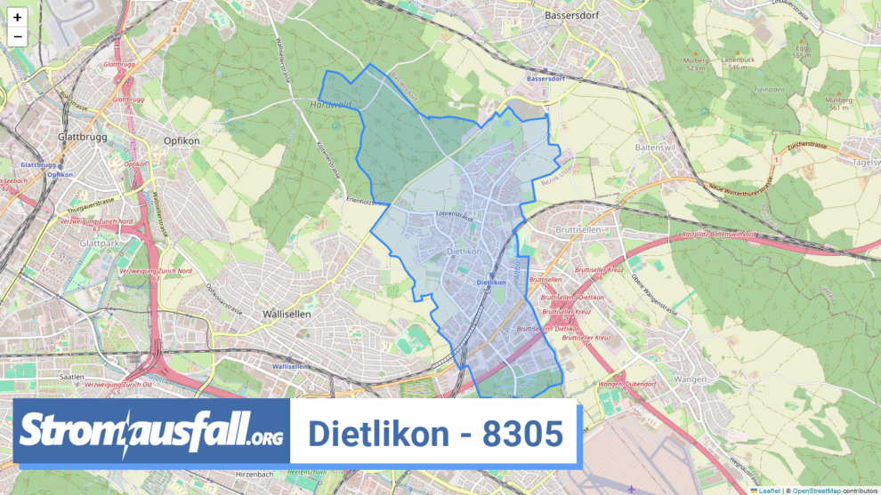 stromausfall ch ortschaft dietlikon 8305