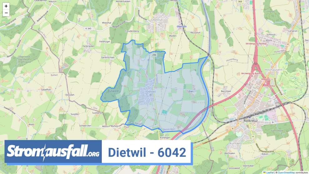 stromausfall ch ortschaft dietwil 6042