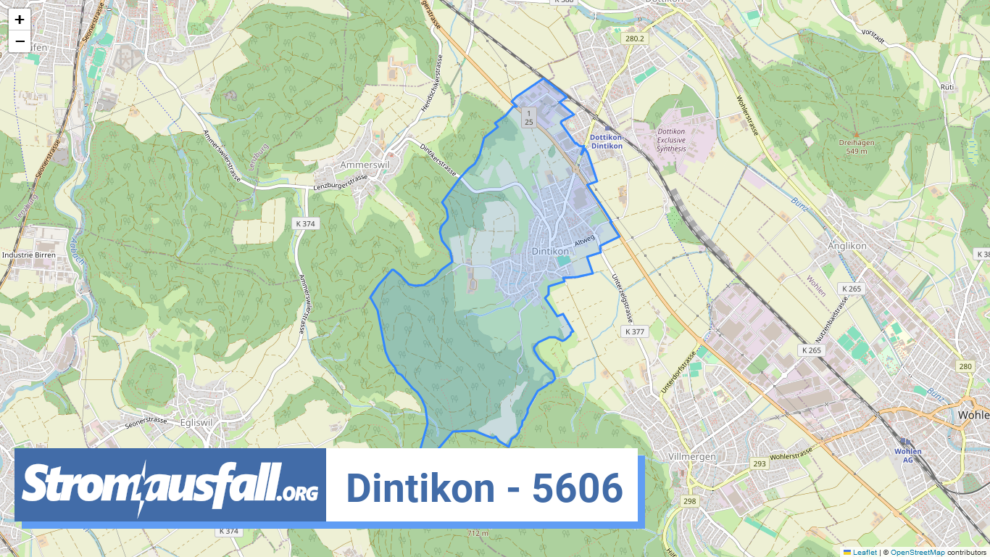 stromausfall ch ortschaft dintikon 5606