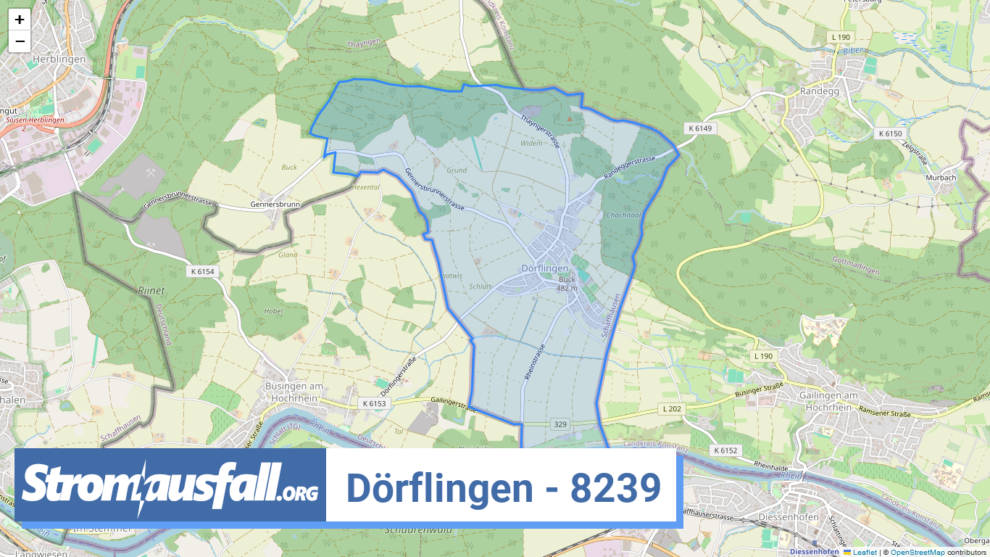 stromausfall ch ortschaft doerflingen 8239