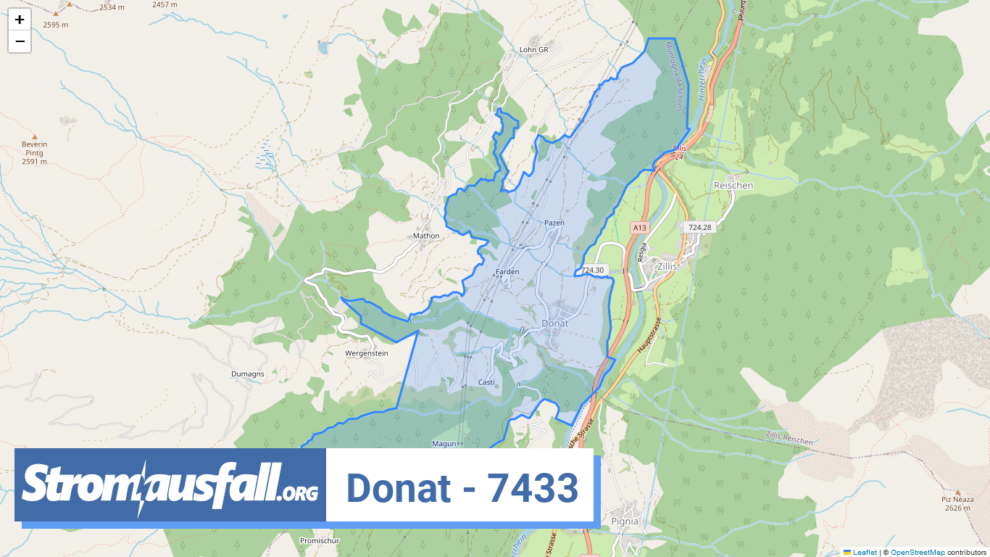 stromausfall ch ortschaft donat 7433