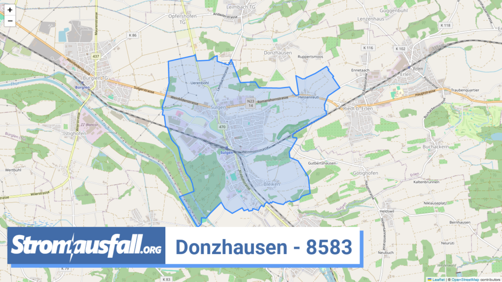 stromausfall ch ortschaft donzhausen 8583