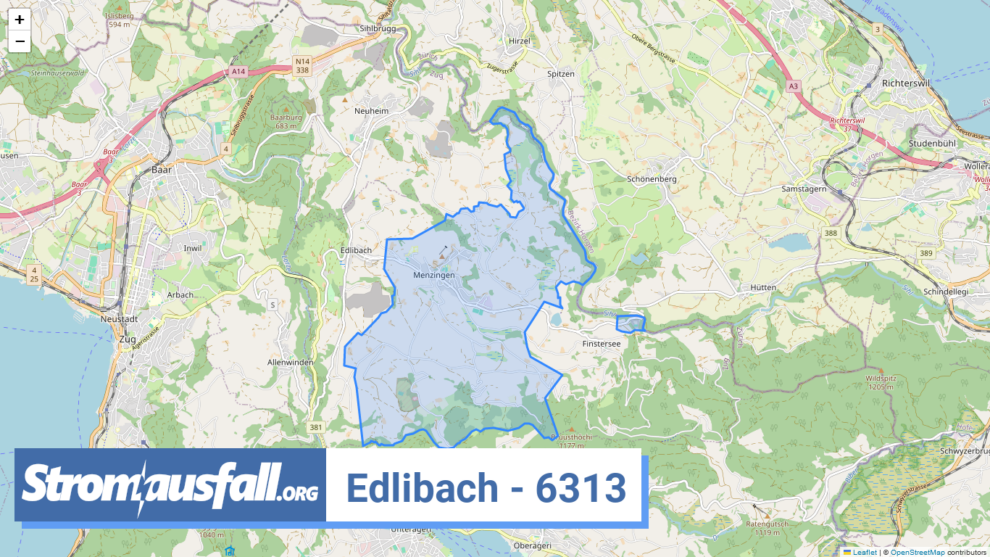 stromausfall ch ortschaft edlibach 6313