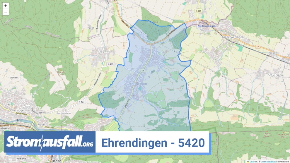 stromausfall ch ortschaft ehrendingen 5420