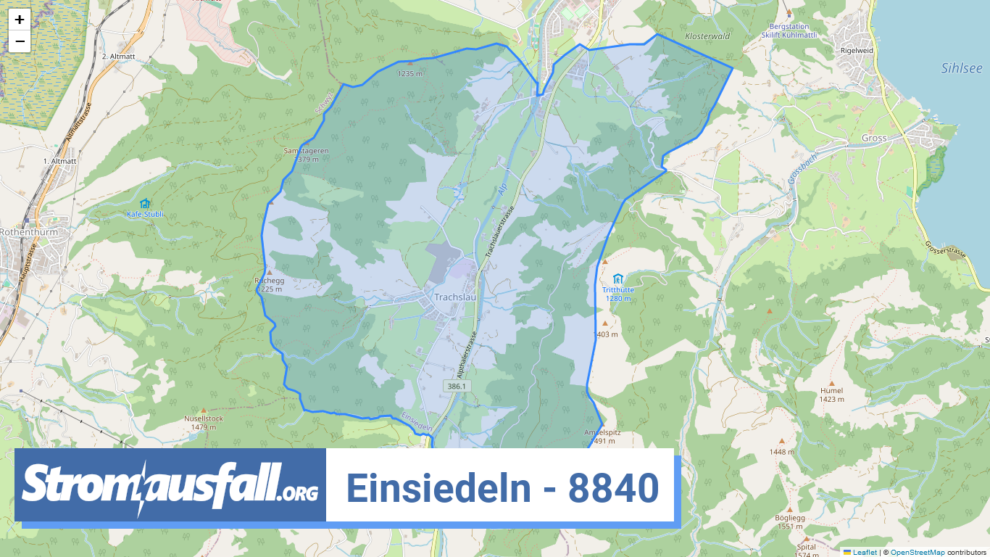 stromausfall ch ortschaft einsiedeln 8840