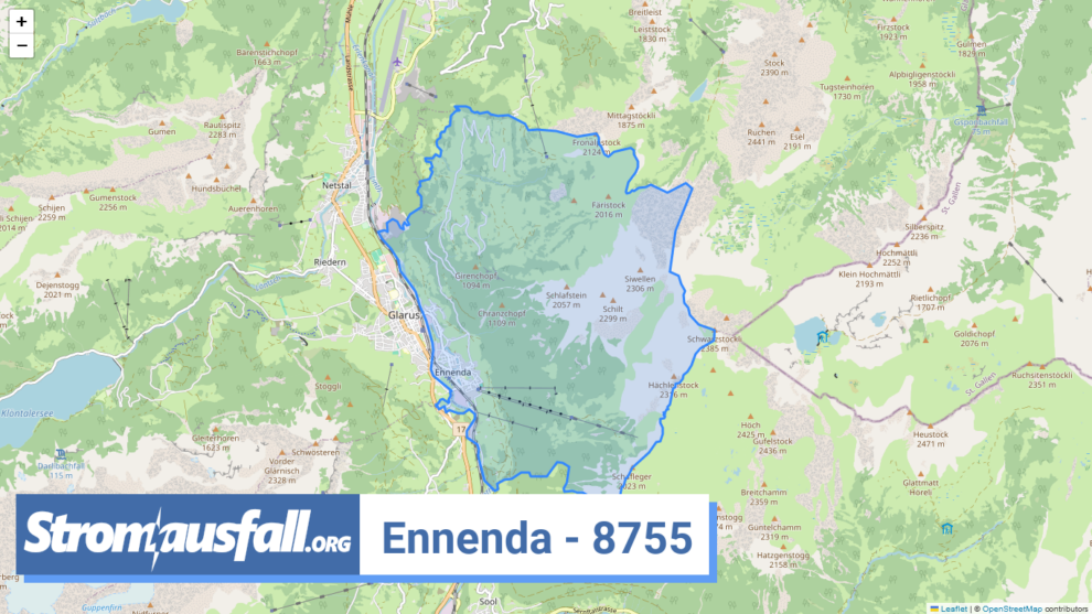 stromausfall ch ortschaft ennenda 8755