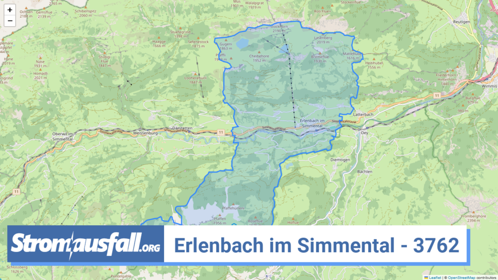 stromausfall ch ortschaft erlenbach im simmental 3762