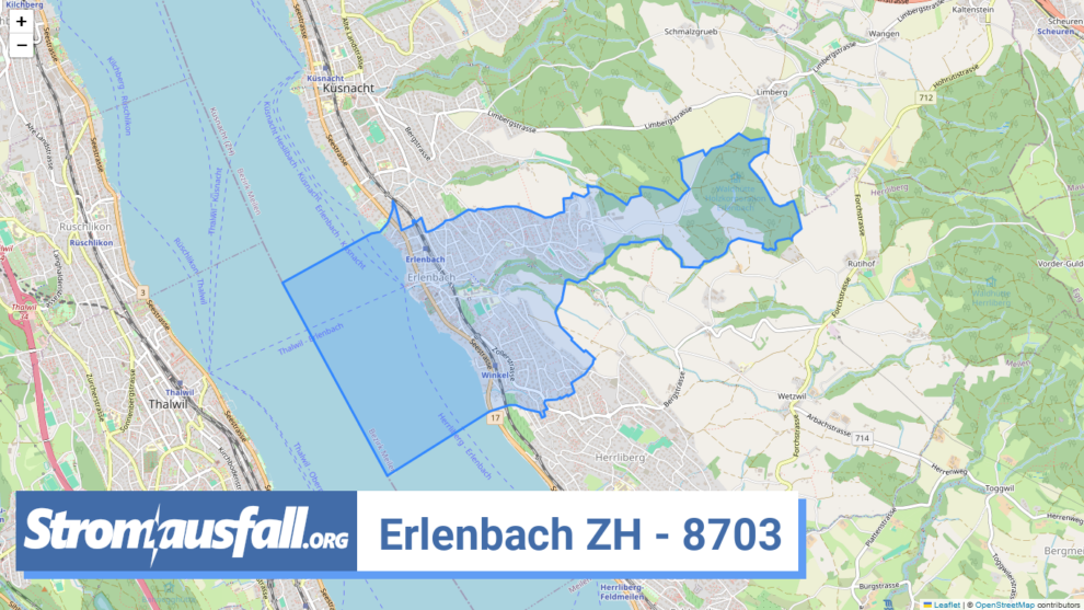 stromausfall ch ortschaft erlenbach zh 8703