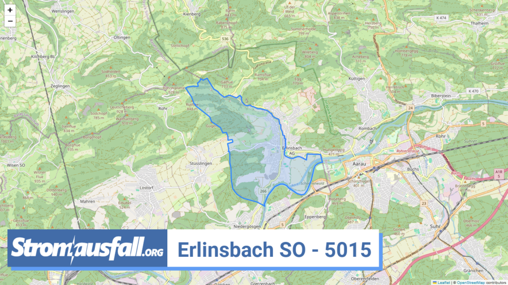 stromausfall ch ortschaft erlinsbach so 5015