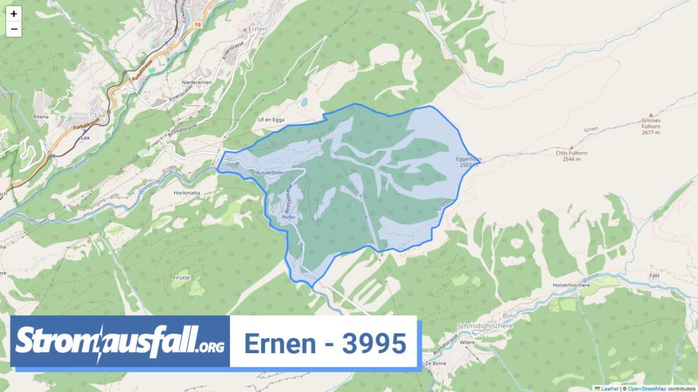 stromausfall ch ortschaft ernen 3995