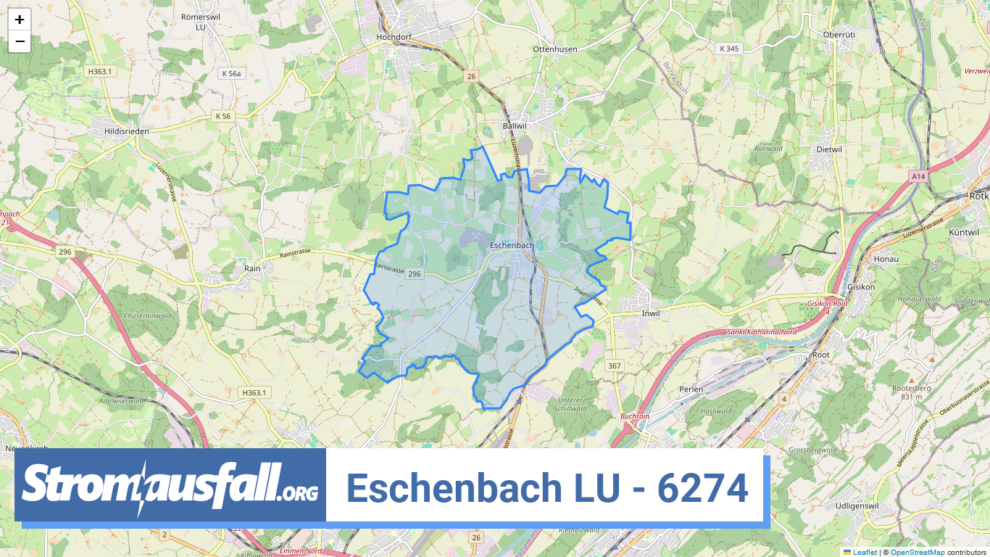 stromausfall ch ortschaft eschenbach lu 6274