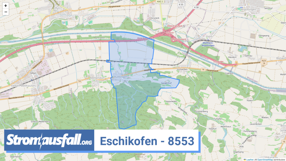 stromausfall ch ortschaft eschikofen 8553