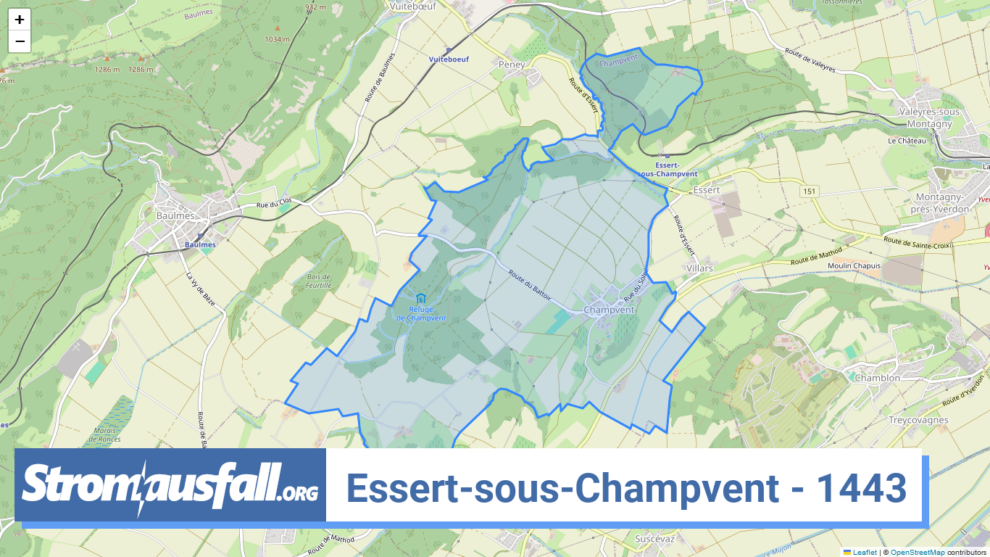 stromausfall ch ortschaft essert sous champvent 1443