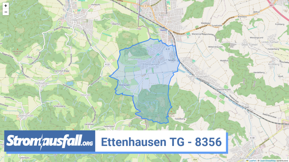 stromausfall ch ortschaft ettenhausen tg 8356