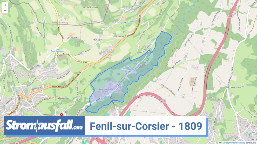 stromausfall ch ortschaft fenil sur corsier 1809