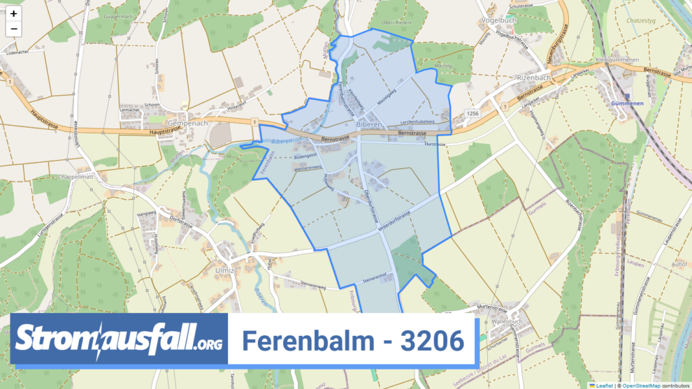 stromausfall ch ortschaft ferenbalm 3206