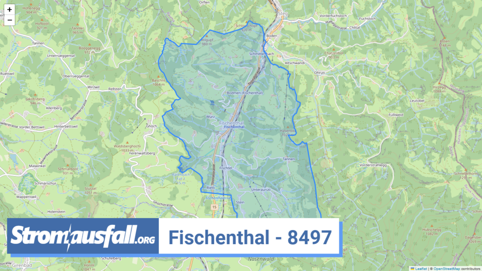 stromausfall ch ortschaft fischenthal 8497