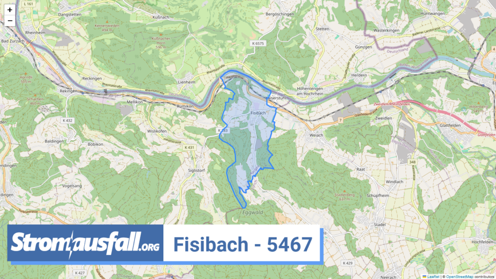 stromausfall ch ortschaft fisibach 5467