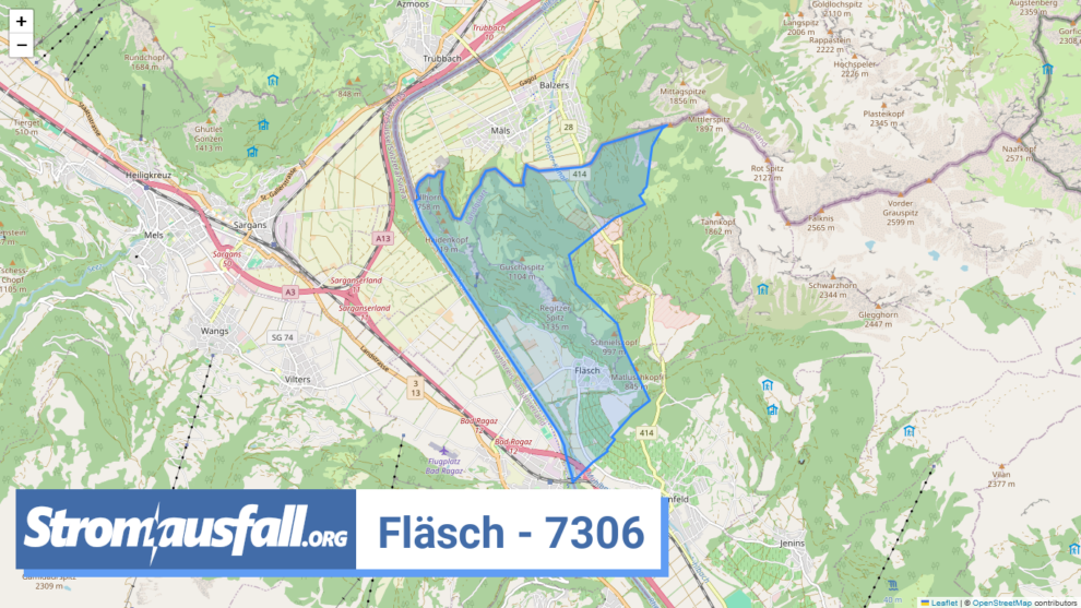 stromausfall ch ortschaft flaesch 7306