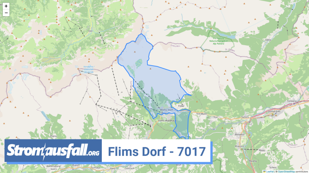 stromausfall ch ortschaft flims dorf 7017