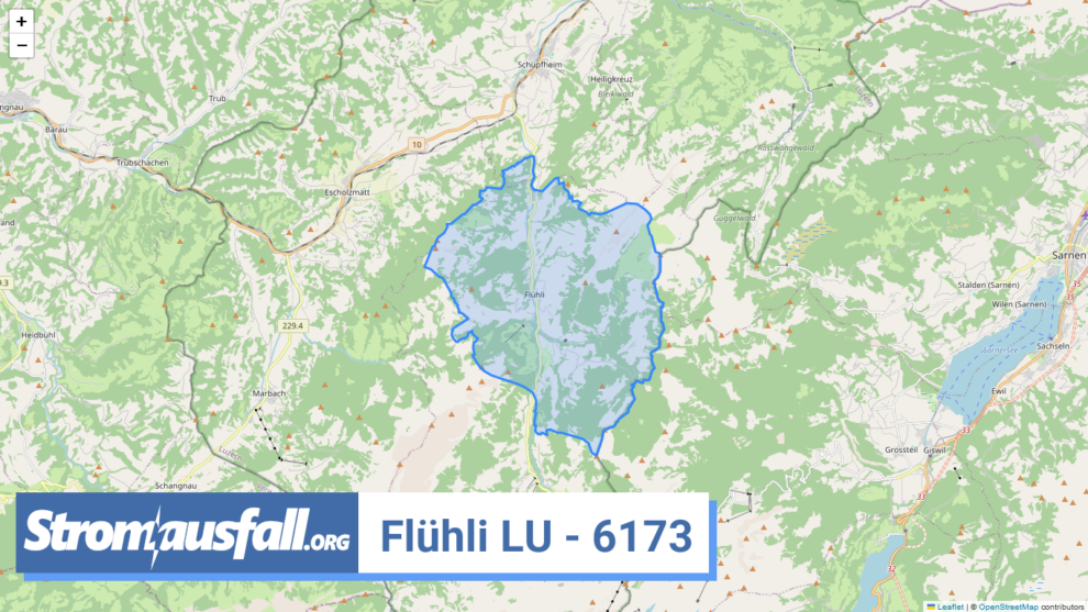 stromausfall ch ortschaft fluehli lu 6173