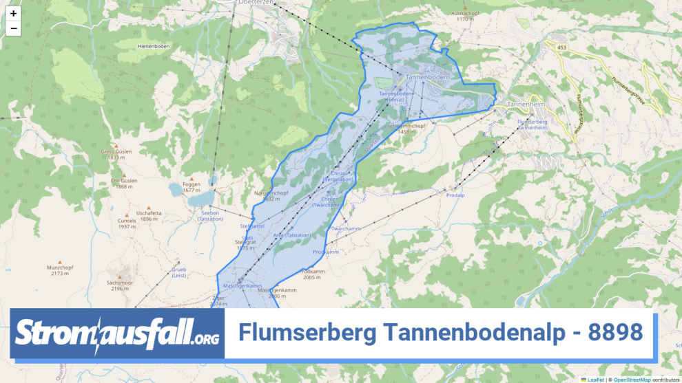 stromausfall ch ortschaft flumserberg tannenbodenalp 8898