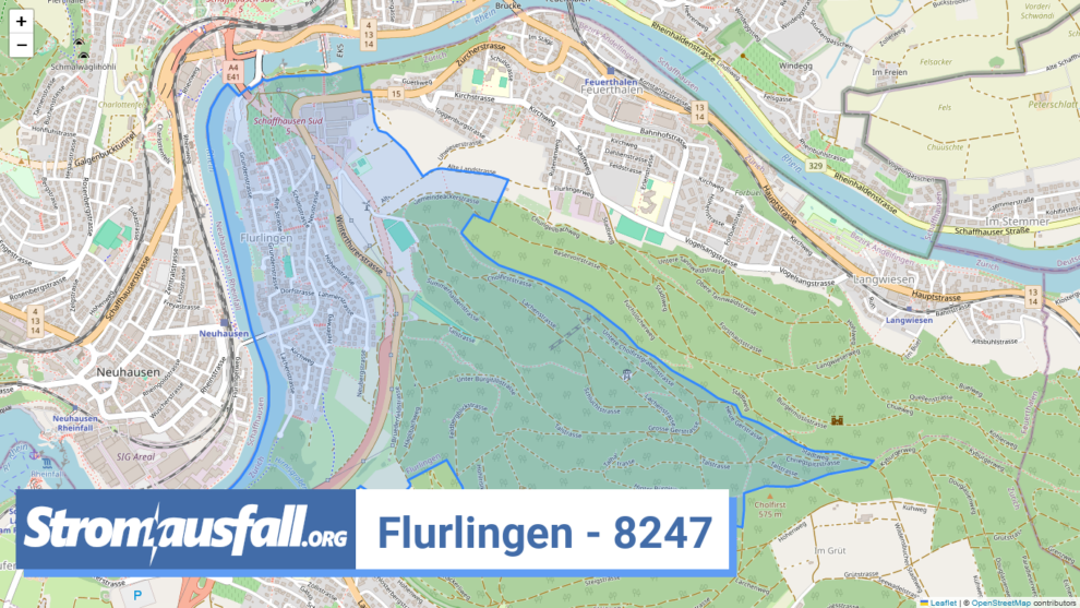 stromausfall ch ortschaft flurlingen 8247