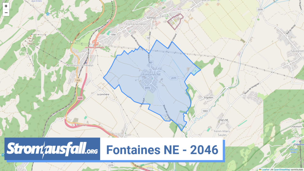 stromausfall ch ortschaft fontaines ne 2046