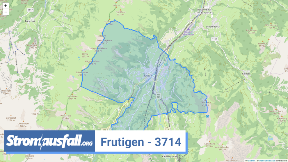 stromausfall ch ortschaft frutigen 3714