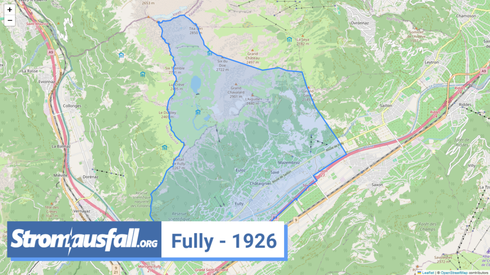 stromausfall ch ortschaft fully 1926